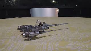 N1 Starfighter The Mandalorian StarWars jazwares Micro Galaxy Squadron [upl. by Osgood]