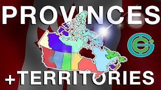 CANADA Provinces  Territories explained Geography Now [upl. by Ailemaj]