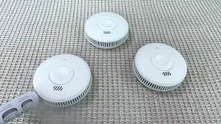 Photoelectric Smoke Interconnected Smoke Detector Wireless Fire Detector For Home And Hotel Security [upl. by Nohsreg13]