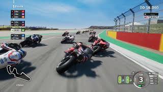 MotoGP 24 Aragon  Maverick Vinales Aprilia Racing  Gameplay PC HD 1080p60FPS [upl. by Ybor]