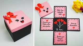 🎀Hermosa cajatarjeta hecha a mano🎀😍Mothers Day Card Día de la madre😘Valentines Day box card idea [upl. by Mcnelly]