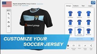 Soccer Jersey Design How to design your own soccer jersey with the owayo 3DDesigner [upl. by Ester]