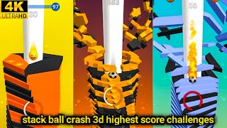 Stack Ball 3D – Top Tricks to Master the Game  Level 11000 [upl. by Nehr]