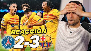 REACCIONANDO al PSG vs Barcelona 23 IMPRESIONANTE [upl. by Dearr532]