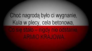 Armia Krajowa  słowa Zbigniew Kabata muzyka  Tadeusz Kaczyński [upl. by Kristie178]