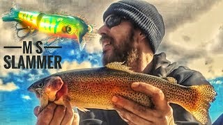 Catching Trout  ON  9 INCH SWIMBAIT [upl. by Isaiah]