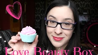 Love Beauty Box 042015  Cupcake  TierversuchsfreiVegan [upl. by Eiramlehcar]