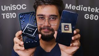 YE PROCESSOR POWERFUL HAI 😍 UniSOC T610 VS Mediatek G80 Speed Test Comparison 🔥 [upl. by Foushee94]