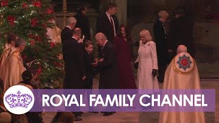 Royal Family Unite at Kate’s Christmas Carol Service [upl. by Balliol]