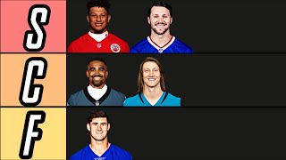 Ranking ALL 32 NFL Starting QBs Tier List [upl. by Inele480]