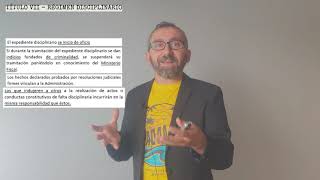 Régimen disciplinario  TREBEP 52015  14a parte [upl. by Ylrebmic277]