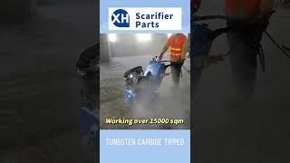 Did you know how many hours our scarifier carbide cutters can work Over 15000 sqm working areas [upl. by Ttelracs]