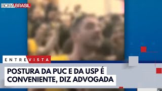 Postura da PUC e da USP é conveniente diz advogada sobre racismo em jogos  Bora Brasil [upl. by Bethany347]