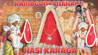 RAMGONDANAHALLI HASI KARAGA 2024  SRI DHARMARAYA SWAMY TEMPLE KARAGA MAHOTSAVA 2024  templemonk [upl. by Abell]