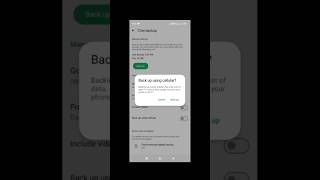 WhatsApp Backup Over Cellular  Backup Error Solved  Cellular Data Pe Backup whatsapp [upl. by Ybocaj]