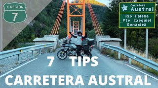 7 CONSEJOS  TIPS  CARRETERA AUSTRAL EN MOTO [upl. by Sitsuj752]