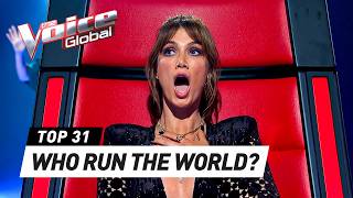 One Hour of the GREATEST Blind Auditions by WOMEN on The Voice [upl. by Sandry139]