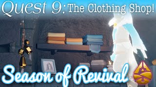 Season of Revival  Quest 9  Wind Paths  Outfit Shop is Open  Sky Children of the Light nastymold [upl. by Lyndsay]