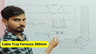 Cable tray 90 degree bend  cable tray formula  300mm cable tray 90 bend [upl. by Eisenhart491]