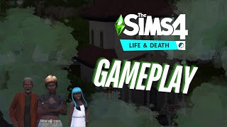 The Sims 4  Life and Death Livestream Recap  Part 1 of the Gameplay [upl. by Ylrebmit]