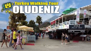 Oludeniz Turkey  4K Walking Tour  Oludeniz Main Strip [upl. by Ebberta]