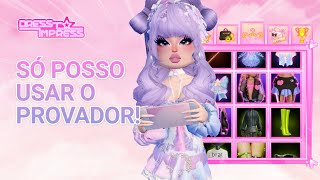 Jogando DRESS TO IMPRESS mas eu NÃO POSSO SAIR DO PROVADOR [upl. by Sonaj]