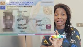 This video is 4 everyone who has cartà d identità the new format amp meanin of wht is written on it [upl. by Enneibaf89]