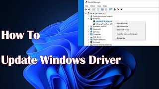 How to Update windows 1110 Drivers [upl. by Tyra380]