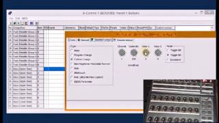 Part Eight  Mapping MIDI controllers through ScopeSync using a Behringer BCR2000 [upl. by Chaves444]