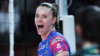 VITA AKIMOVA Top Scorer in Derby Novara  Cuneo  Lega Volley Femminile 202324 [upl. by Dadivitan]