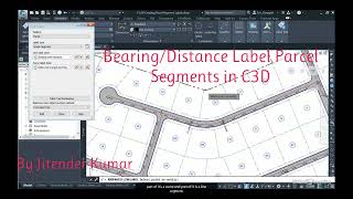 Civil 3D Shorts Tutorial Create bearing amp Distance Labels [upl. by Emiatej]