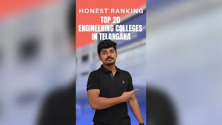 Top 20 Engineering Colleges in Telangana 🤩  Honest Ranking  TS EAMCETEAPCET 2024 [upl. by Barr]