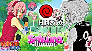 🐼🐻‍❄️UZUMAKI MEMBERS PLUS HINATA HYUGA  REACT TO HARUNO SAKURA IN TIKTOK VIDEOFul HD🐻‍❄️🐼 [upl. by Adeirf]