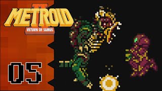 Lets Play Metroid II 05 Omega and Zeta [upl. by Anabal]