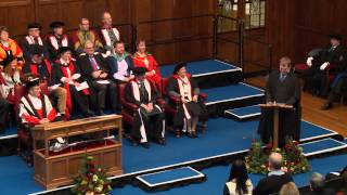 Newcastle University Graduation Address Anton Shamray  3 December 2013 [upl. by Free]