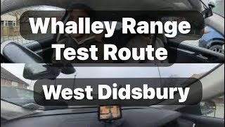 Mock Test  Whalley Range Test Route West Didsbury Test Centre ADT [upl. by Llednar]