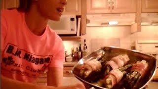 How to Cook Bacon Wrapped Asparagus Cooking with Kimberly [upl. by Rosmunda]