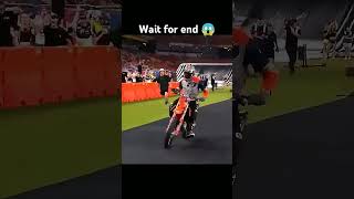 First ever dirt bike triple flip in cmptsn impossible stunt viralvideo youtubeshorts b shorts [upl. by Halilak627]