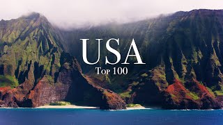 Top 100 Places To Visit In The USA  4K Travel Guide [upl. by Waal]