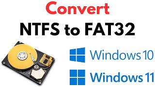 How to Convert NTFS to FAT32 Without Losing Data  Convert NTFS to FAT32 Without Losing Data [upl. by Takken]