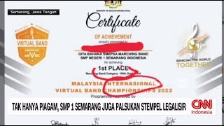 Tak Hanya Piagam SMP 1 Semarang Juga Palsukan Stempel Legalisir [upl. by Innor]