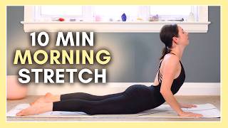 10 min Gentle Morning Yoga for Beginners NO PROPS [upl. by Teodorico]