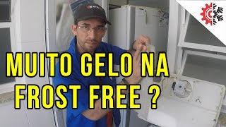 Minha Geladeira Frost Free Está Criando Muito Gelo Como Resolver [upl. by Ubald]