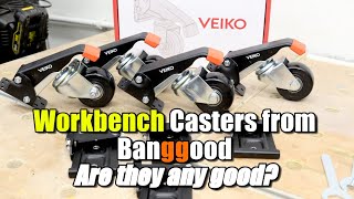 Workbench Heavy Duty Casters from Banggood  Are They Any Good [upl. by Marijn]