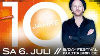 10 Jahre Kultfabrik  22 Clubs  4 Live Bühnen  1 Party  jetzt Tickets sichern [upl. by Oal]