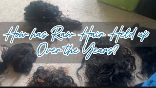 Raw Hair from US Based Black Owned Business Wear and Tear over the years [upl. by Ilowell315]