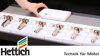 Intermat hinge series technical briefing by Hettich [upl. by Assirat]