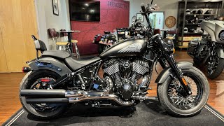 2022 Indian Motorcycle Chief Bobber Dark Horse Black Smoke [upl. by Simsar]