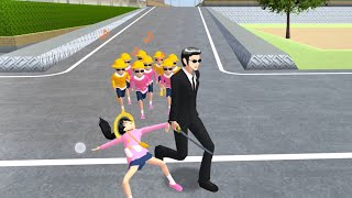 Rina di culik  Rina was kidnapped  game sakura school simulator [upl. by Ilenay]