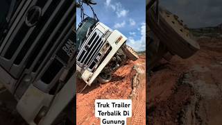 Truk Trailer Di Gunungshortsshortherichanneltrending viralanimasimobiltruktrailerbus truck [upl. by Neiluj]